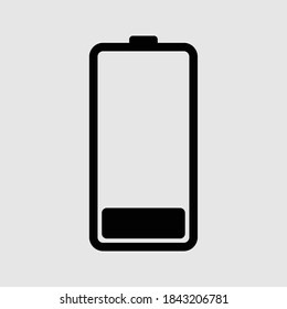 battery icon isolated vector illustration