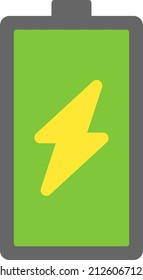 Icono de batería imagen vectorial aislada.