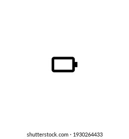 battery icon isolated white background