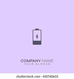battery icon. battery logo