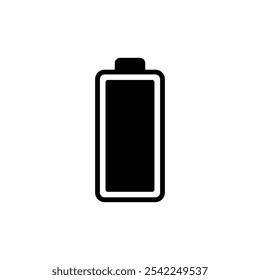 Battery icon logo design. battery Charging sign. battery charge level