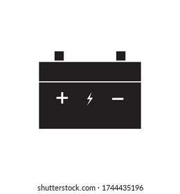 battery icon logo illustration design