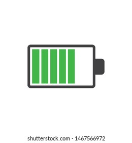 battery icon logo illustration vector design