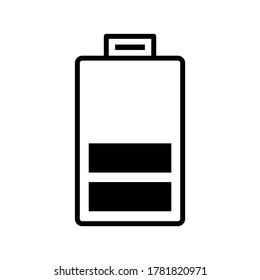 Battery icon or logo isolated sign symbol vector illustration - high quality black style vector icons
