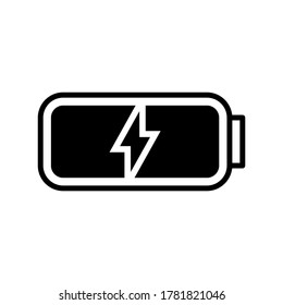 Battery icon or logo isolated sign symbol vector illustration - high quality black style vector icons
