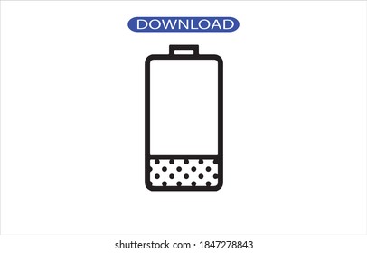 battery icon or logo isolated sign symbol vector illustration - high quality black style vector icons.