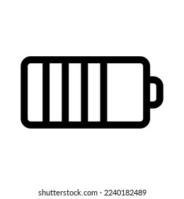battery icon or logo isolated sign symbol vector illustration - high quality black style vector icons
