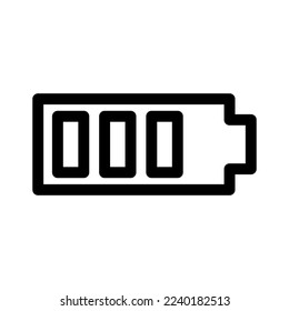 battery icon or logo isolated sign symbol vector illustration - high quality black style vector icons
