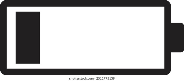 Battery icon, logo template for many purpose, Black, on white background. Vector illustration.
