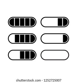 Battery icon logo vector design.
