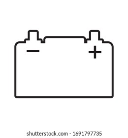 battery icon logo vector template