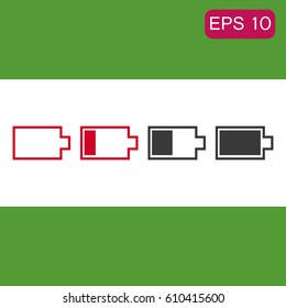 battery icon or logo,illustration vector