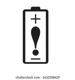 battery icon low and full charging ilustrasion lline draw