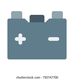 battery icon on isolated background