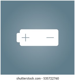 Battery Icon on a light background