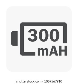 Battery icon on white.