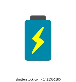 battery icon on white background