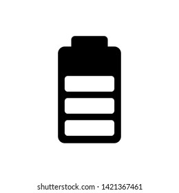 battery icon on white background