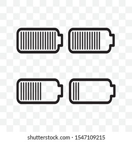 battery icon on a white background