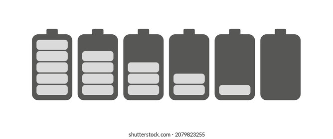 battery icon on white background