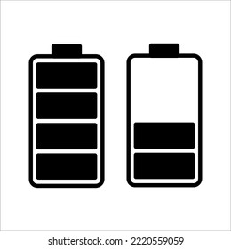 icono de batería en fondo blanco