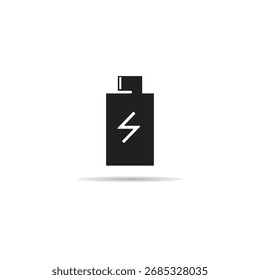 battery icon on white background