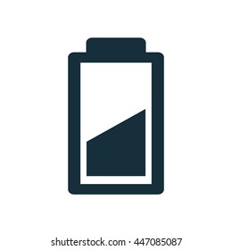 battery icon on white background
