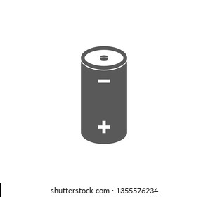 Battery icon. Power battery isolated vector design. 