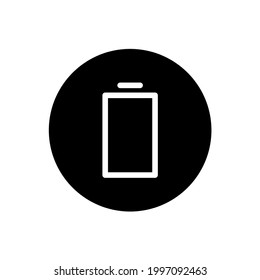 Icono de la batería con estilo redondeado