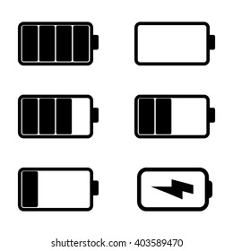 Battery Icon Set 