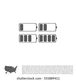 battery icon set