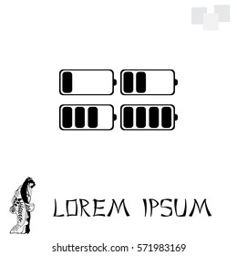 battery icon set