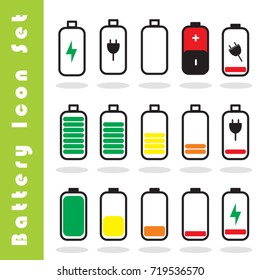 Battery Icon Set