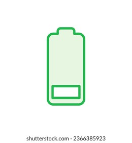 Battery icon set. battery charge level. battery charging icon