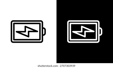 Batería con diseño de conjunto de iconos