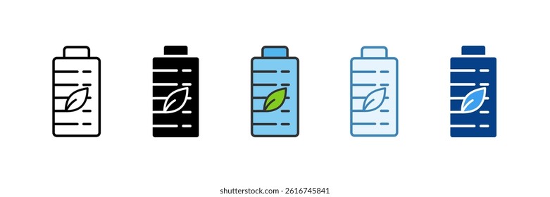 Battery Icon Set Multiple Style Collection