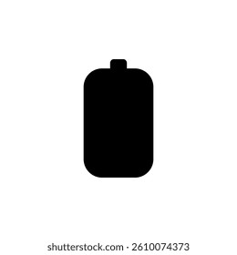 Battery icon set. Perfect for indicating low power, battery depletion, or the need for charging. Suitable for web design, mobile apps, presentations, and other visual projects. 