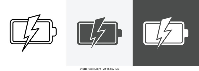 Batteriesymbolsatz, Vektorgrafik