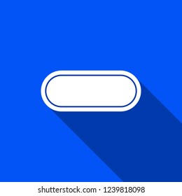 Battery icon with shadow , sign design