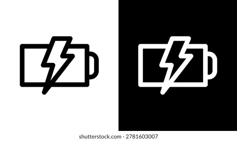 Battery Icon Sheet Black And White