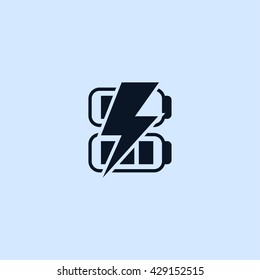 battery icon. battery sign