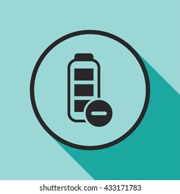 battery icon. battery sign