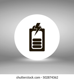 battery icon. battery sign