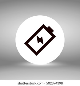 battery icon. battery sign