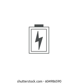 battery icon. sign design