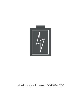 battery icon. sign design