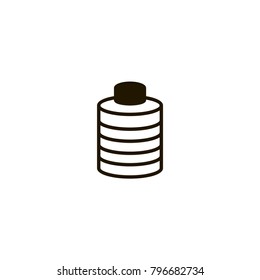 battery icon. sign design
