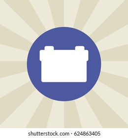 battery icon. sign design. background