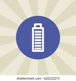 battery icon. sign design. background