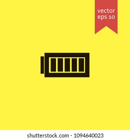 battery. battery icon . sign design. Vector EPS 10.